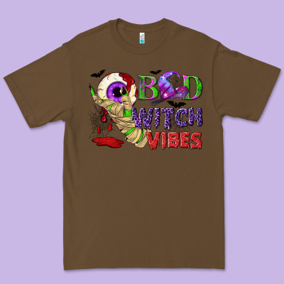 Bad Witch Vibes Premium Tee Designed By Nancycooperartshop