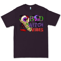 Plum Bad witch vibes Premium Tee - NancyCooperArtShop