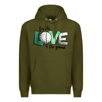 Army Green for the love of the game golf Premium Hoodie - Jasminsmagicworld