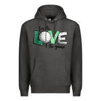 Charcoal Heather for the love of the game golf Premium Hoodie - Jasminsmagicworld