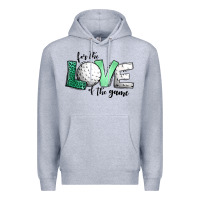 Heather Grey for the love of the game golf Premium Hoodie - Jasminsmagicworld
