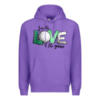 Purple for the love of the game golf Premium Hoodie - Jasminsmagicworld