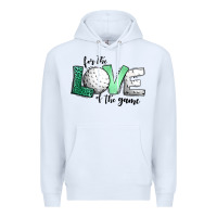 White for the love of the game golf Premium Hoodie - Jasminsmagicworld