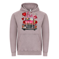 Vintage Zinc Western Valentines Day Truck Love Bird Letter Vintage Hoodie - FaDigitalArtStudio