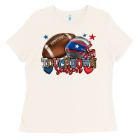 Bone Touchdown season American football 4th of july Ladies Tee - HowdyJamesFarm