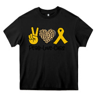 Black Peace Love Cure Heavy Core Tee - Bettercallsaul