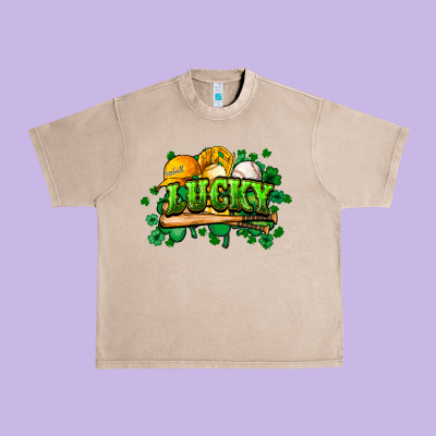 St. Patrick's Day Baseball Urban Heavy Tee Designed By Howdyjamesfarm