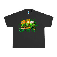 Pigment Black St. Patrick's Day Baseball Urban Heavy Tee - HowdyJamesFarm
