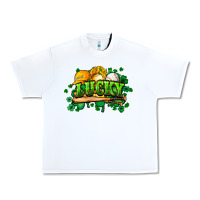 White St. Patrick's Day Baseball Urban Heavy Tee - HowdyJamesFarm
