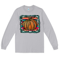 Moon Dust leopard pumpkin with serape background Long Sleeve Tee - RanaPortraitStore