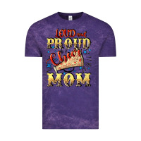 Cloud Purple Loud and proud cheer Mom Mother's Day Vintage Tee - CowGirlArtShop