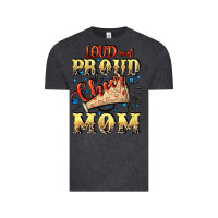 Vintage Black Loud and proud cheer Mom Mother's Day Vintage Tee - CowGirlArtShop
