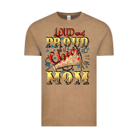 Vintage Coffee Loud and proud cheer Mom Mother's Day Vintage Tee - CowGirlArtShop