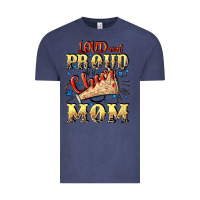 Vintage Denim Loud and proud cheer Mom Mother's Day Vintage Tee - CowGirlArtShop