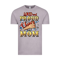 Vintage Zinc Loud and proud cheer Mom Mother's Day Vintage Tee - CowGirlArtShop