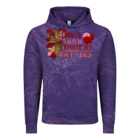 Cloud Purple This is how i fight my battles Valentine's Day Vintage Hoodie - FaDigitalArtStudio