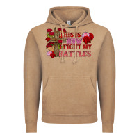 Vintage Coffee This is how i fight my battles Valentine's Day Vintage Hoodie - FaDigitalArtStudio