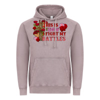 Vintage Zinc This is how i fight my battles Valentine's Day Vintage Hoodie - FaDigitalArtStudio