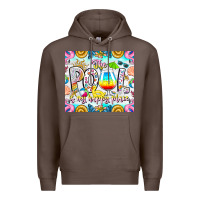 Coffee The Pool Is My Happy Place Premium Hoodie - CowhideDigitalArt