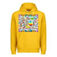 Lemon The Pool Is My Happy Place Premium Hoodie - CowhideDigitalArt