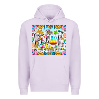 Lilac The Pool Is My Happy Place Premium Hoodie - CowhideDigitalArt