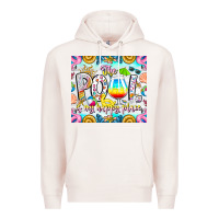 Pale Pink The Pool Is My Happy Place Premium Hoodie - CowhideDigitalArt