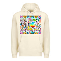 Sandshell The Pool Is My Happy Place Premium Hoodie - CowhideDigitalArt