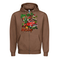 Chestnut home for the holidays louisiana Zipper Hoodie - BarkalooDesign