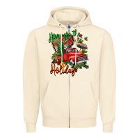Sandshell home for the holidays louisiana Zipper Hoodie - BarkalooDesign