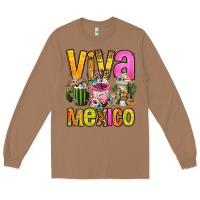 Toasted Coconut viva mexico mexican coffee cups Long Sleeve Tee - FaDigitalArtStudio