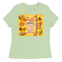 Matcha pumpkin pie and family Ladies Tee - TumblerDesignByShophia