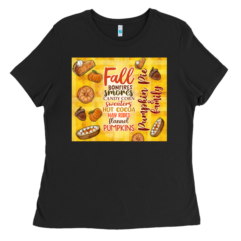 Pumpkin Pie And Family Ladies Tee by TumblerDesignByShophia | Teevron