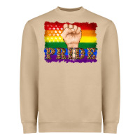 Mushroom lgbtq  flag and hand pride Heavyweight Sweatshirt - Artiststas