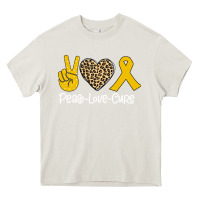 Cream Peace Love Cure Heavy Core Tee - Bettercallsaul