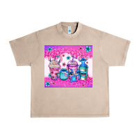 French Oak stitch coffee cups Urban Heavy Tee - Jasminsmagicworld