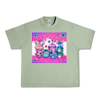 Oil Green stitch coffee cups Urban Heavy Tee - Jasminsmagicworld