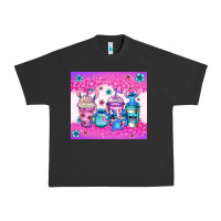 Pigment Black stitch coffee cups Urban Heavy Tee - Jasminsmagicworld