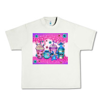 Pistachio stitch coffee cups Urban Heavy Tee - Jasminsmagicworld