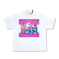 White stitch coffee cups Urban Heavy Tee - Jasminsmagicworld