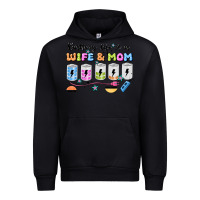 Black battery life of a wife & mom Urban Hoodie - JahusDesignShop