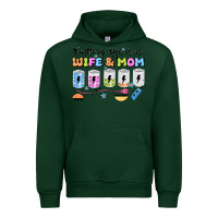 Forest Green battery life of a wife & mom Urban Hoodie - JahusDesignShop