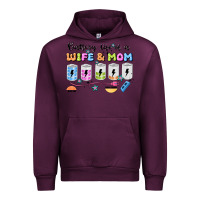 Mauve Wine battery life of a wife & mom Urban Hoodie - JahusDesignShop