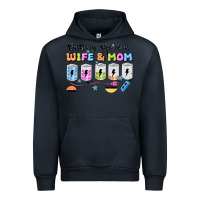 Navy battery life of a wife & mom Urban Hoodie - JahusDesignShop