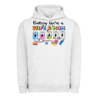 Pigment Lunar Rock battery life of a wife & mom Urban Hoodie - JahusDesignShop