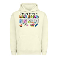 Pigment Pistachio battery life of a wife & mom Urban Hoodie - JahusDesignShop
