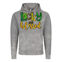 Cloud Rock St. Patrick's Lucky and blessed Vintage Hoodie - OliviaCreatesArt