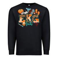 Black ekg tech fall Premium Sweatshirt - AdoDesignShop