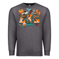 Charcoal Heather ekg tech fall Premium Sweatshirt - AdoDesignShop
