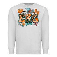 Dove Grey ekg tech fall Premium Sweatshirt - AdoDesignShop