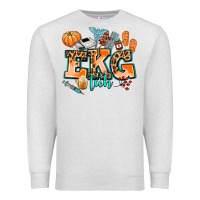 Oatmeal Heather ekg tech fall Premium Sweatshirt - AdoDesignShop